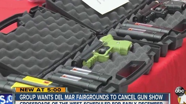 Group wants Del Mar Fairgrounds to cancel gun show