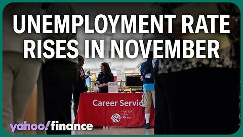 Unemployment rate rises to 4.2% in November