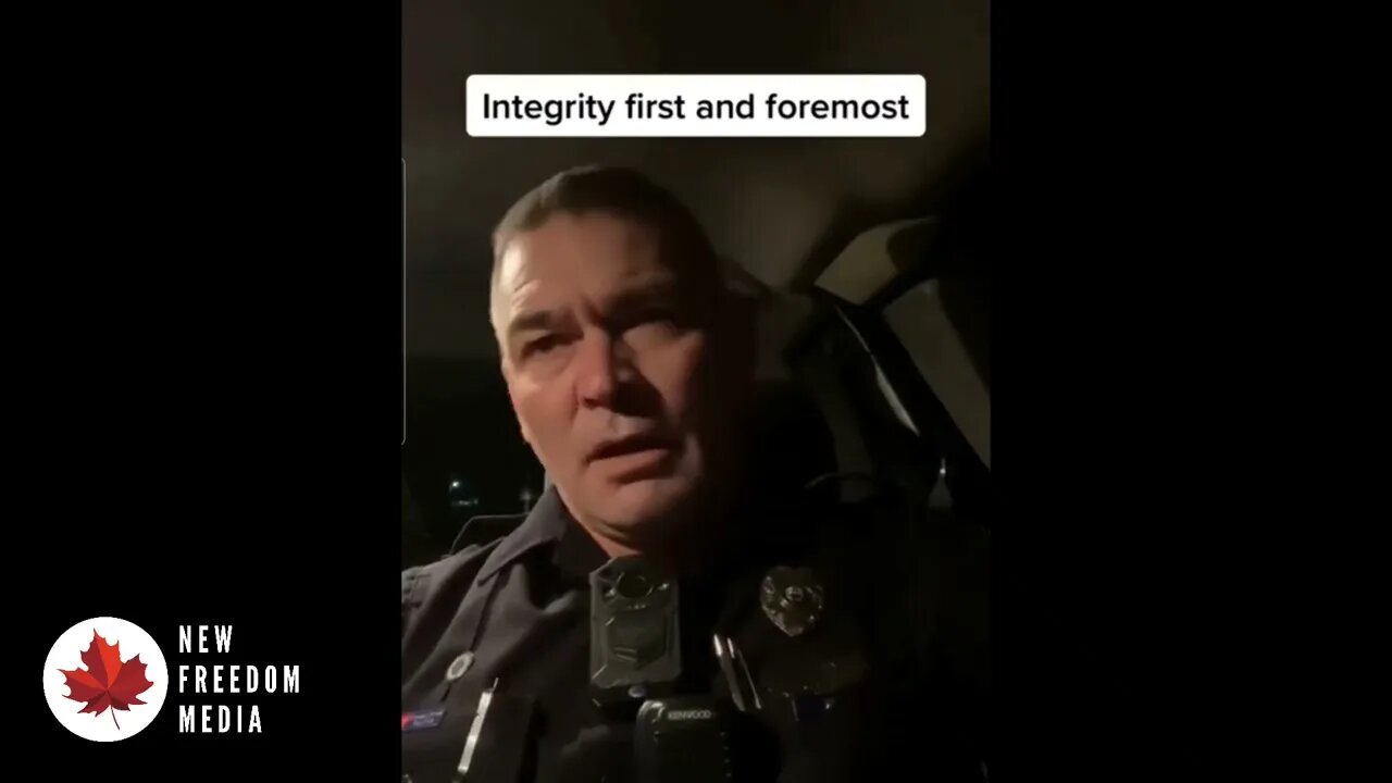 American Police Officer Has A Message For Canadian Police | Freedom Convoy