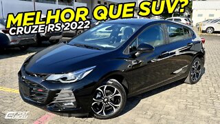 NOVO CHEVROLET CRUZE RS 1.4 TURBO 2022 HATCH ESPORTIVADO COM PREÇO DE RENEGADE! VALE A PENA?