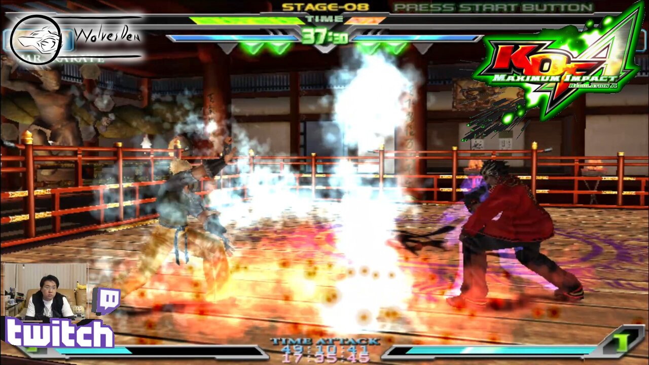 (PS2) KOF Maximum Impact Reg A - 10 - Team 10 - Ryo Sakazaki, Makoto Mizoguchi, Mr. Karate