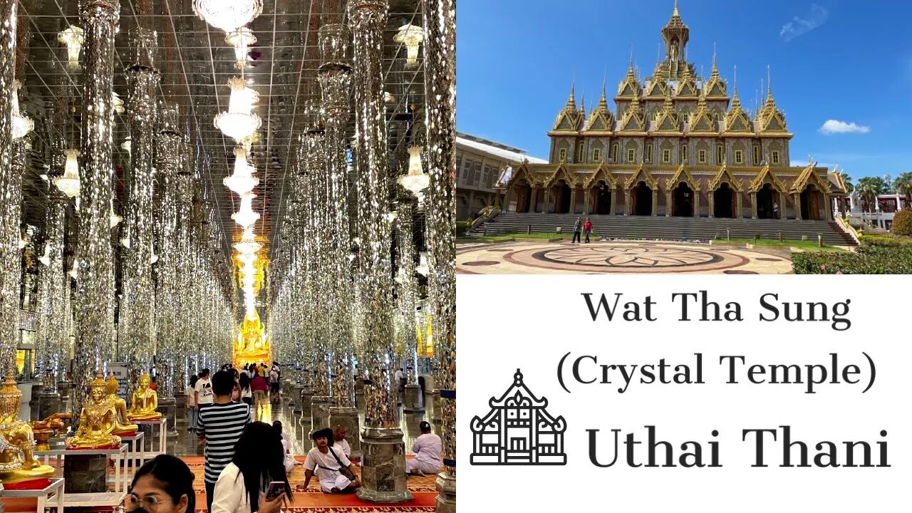 Wat Chantaram (Wat Tha Sung) The Crystal Temple- Ayutthaya Era - Uthai Thani Thailand 2023