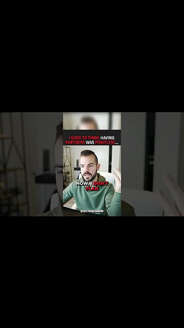 I Used To Think Having Partners Was Pointless