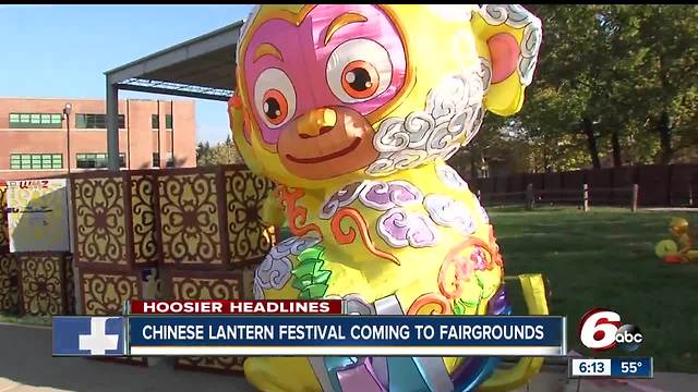 Chinese Lantern Festival coming to Indiana State Fairgrounds