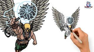 How to Draw Hawkman DC Comics - Art Tutorial