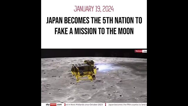 Another Fake Moon Mission . Japan Fake Moon Mission