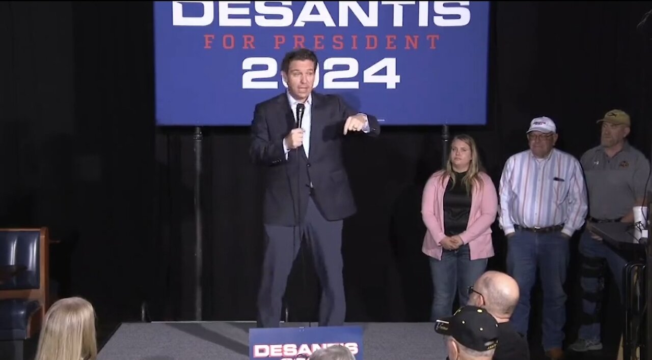 Ron DeSantis: NO Gaza Refugees In America!