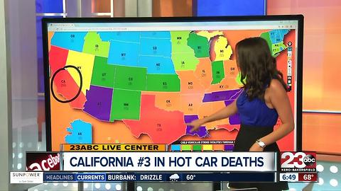 California is Number 3 in Child Hot Car Deaths