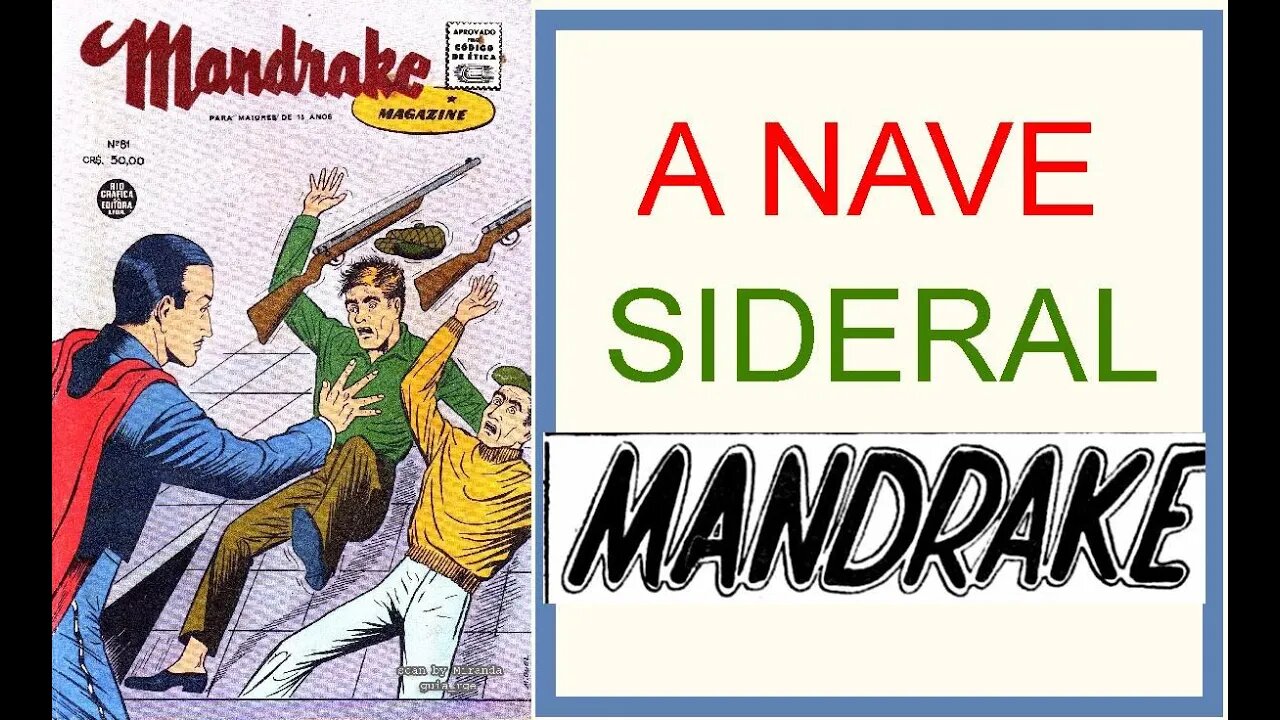 MANDRAKE 81 A NAVE SIDERAL #museudogibi #gibi #quadrinhos #comics #historieta