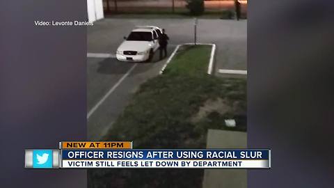 Man who was called a racial slur by St. Pete officer speaks out