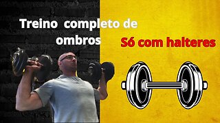 Treino completo de ombros só com halteres