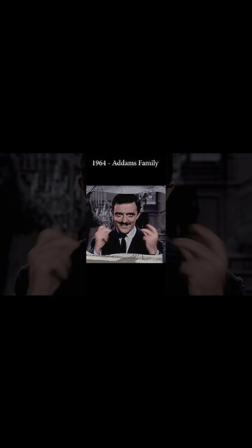 1964 Intro Addams Family in Colors Upscaled and Enhanced by AI Technology