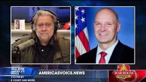 Steve Bannon Talks To Decorative ARMY COLONEL Doug Mastriano About Election Fraud Nov 25 2020