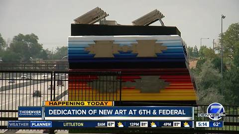 Dedication of new art at 6th & Federal