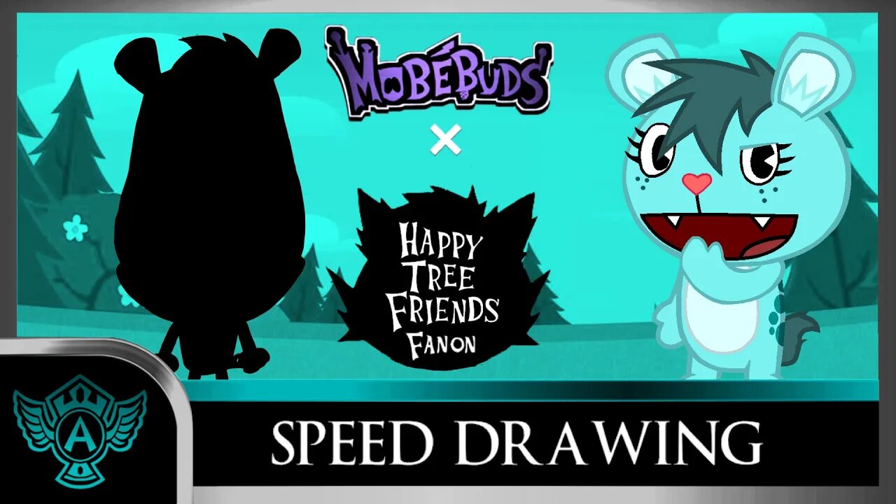 Speed Drawing: Happy Tree Friends Fanon - Tanya | Mobebuds Style