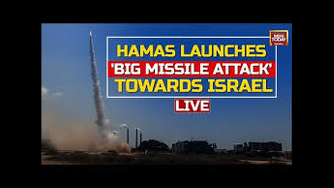 Israel-Hamas War | Hamas Launches 'Big Missile Attack' Towards Tel Aviv For 1st Time In Months