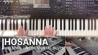 Hosanna | Hillsong ( Piano Instrumental Cover with lyrics )