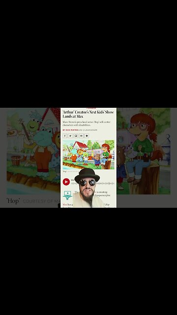 New Kids Show By Arthur Creator Will Center Around Disabled Kids #shorts
