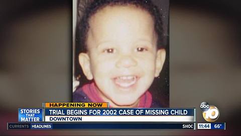 Trial begins for 2002 case of missing child