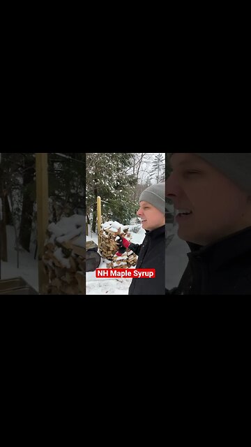 Preparing to make some New Hampshire Maple Syrup