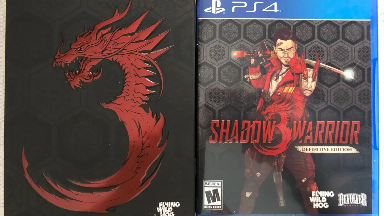 I finally got my Shadow Warrior 3 Definitive Edition PS4 physical from Special Reserve Games!