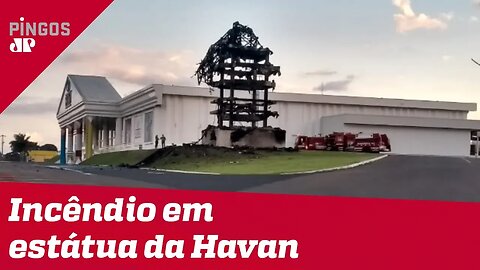 Incêndio em estátua da Havan foi criminoso