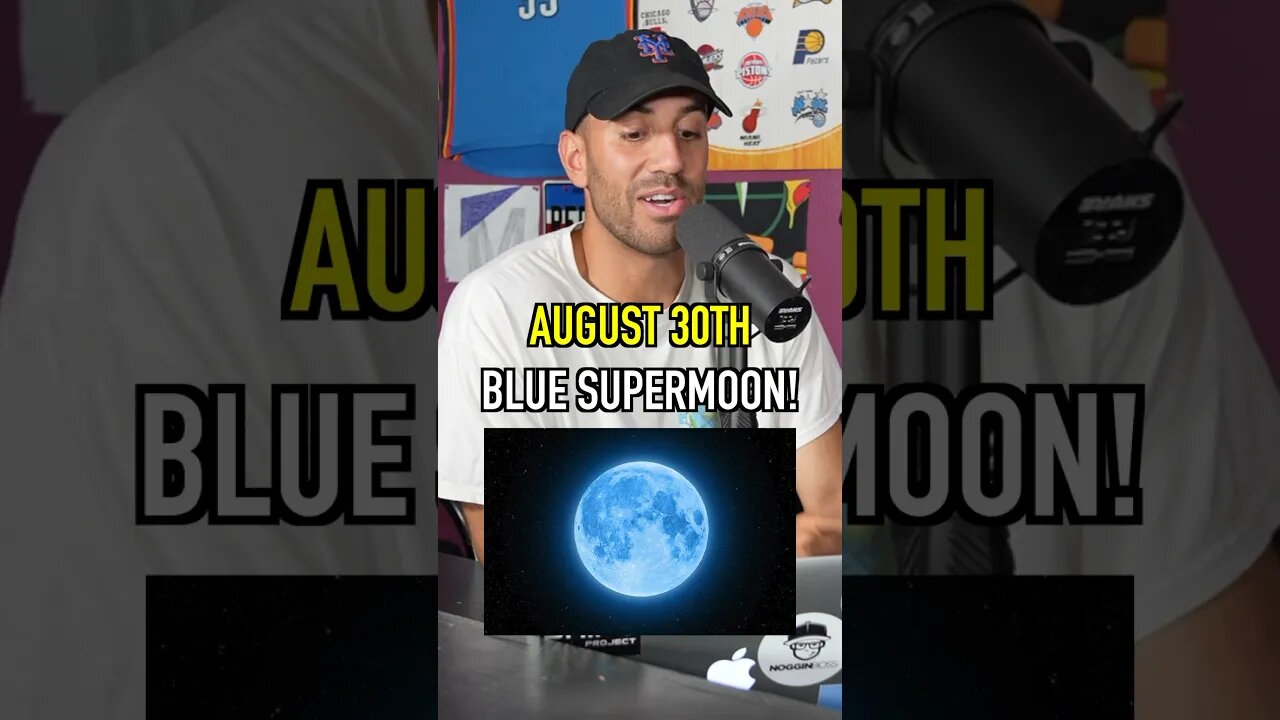 WHAT’S THE BLUE SUPERMOON!! #shorts #moon #space #supermoon #astronomy #bluemoon