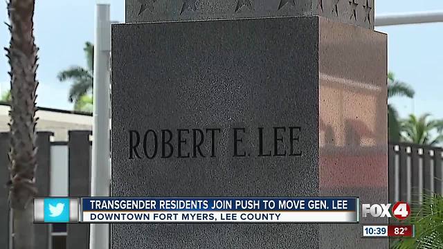 Transgender Residents Join Push to Move Statue