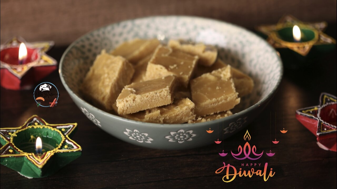 Diwali Recipe #3 | VEGAN Mysore Pak 🤤