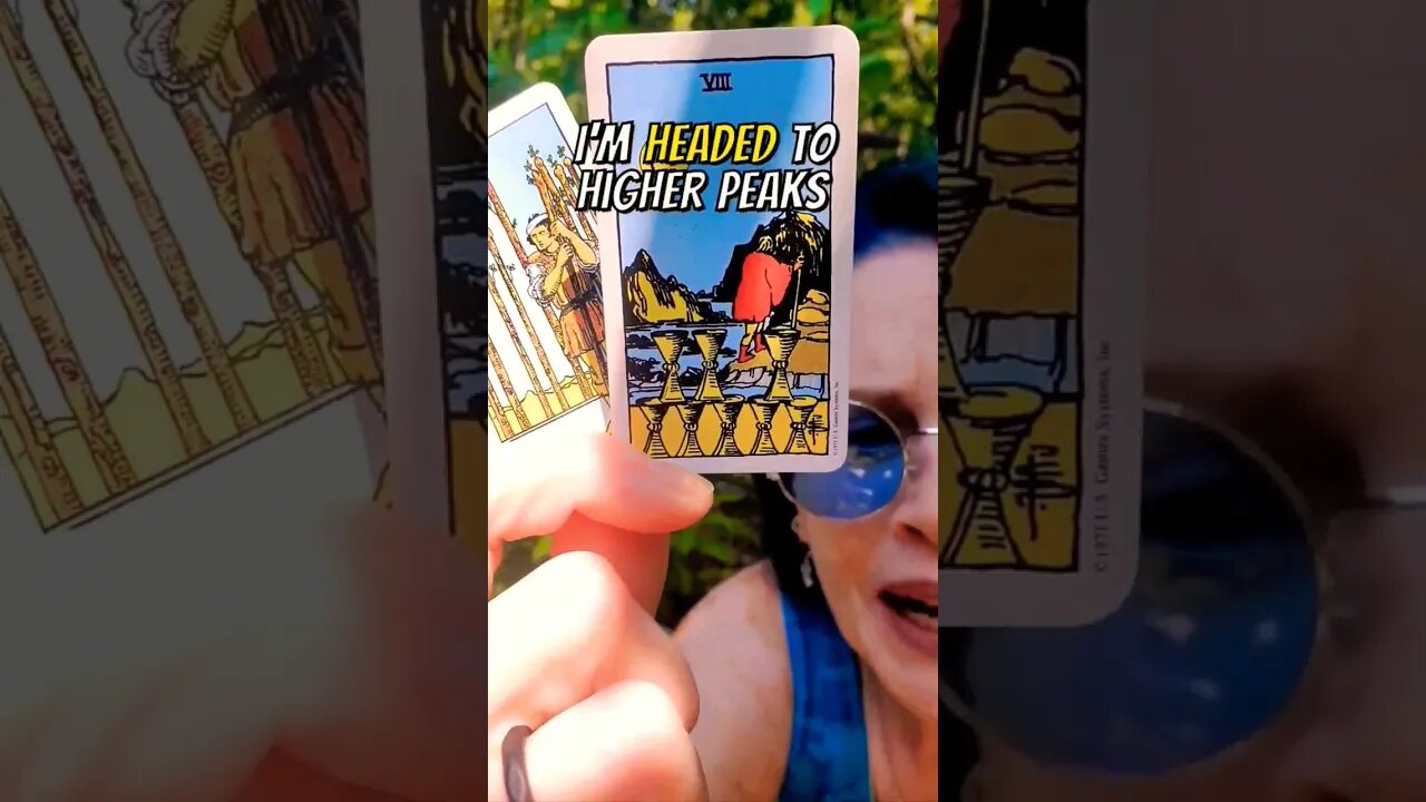 Higher Peaks!🌻👣🌟 #crystinasmart #lowkeymagickal #tinytarot #tarot #abundance #moneytarot #lovetarot