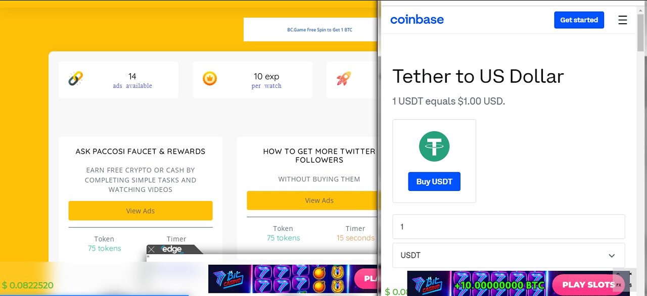 How To Earn Free Tether USDT TOKENS Cryptocurrency Paid To Click At BTC Bunch Withdraw Via FaucetPay