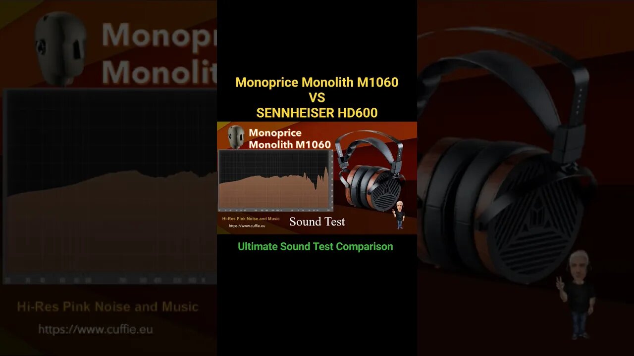 Monoprice Monolith M1060 VS Sennheiser Hd600 #solocuffie #headphones #soundtest #hd600 #monoprice