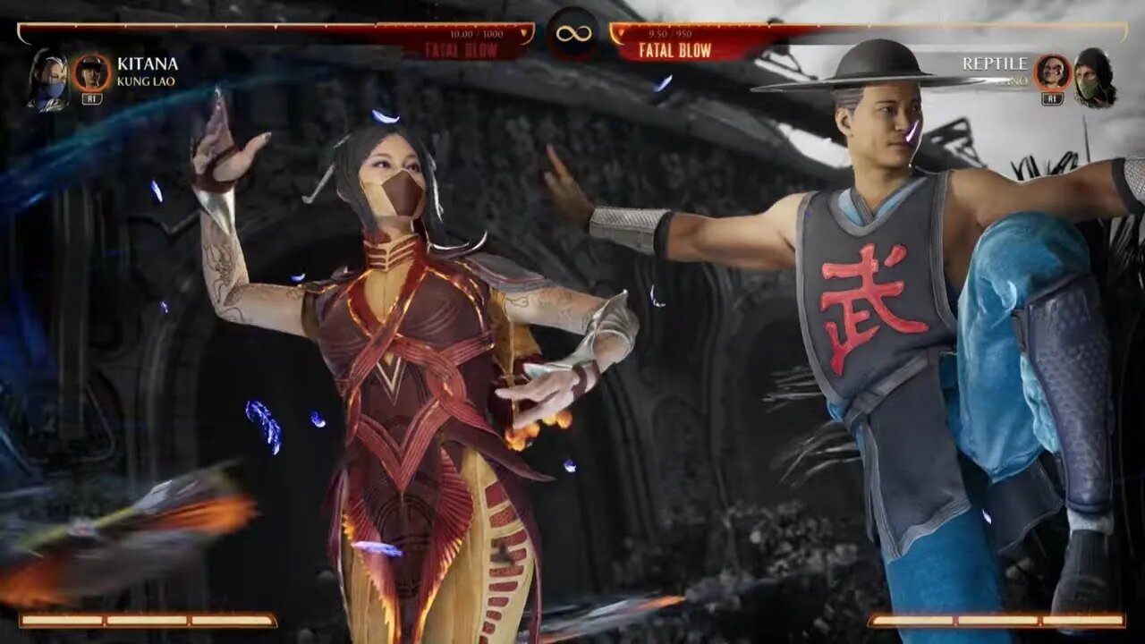 Mortal Kombat 1 2023 Kitana & Kung Lao Kameo Fatal Blow