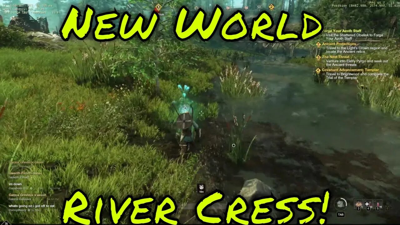 New World Where to Find Rivercress Stem!