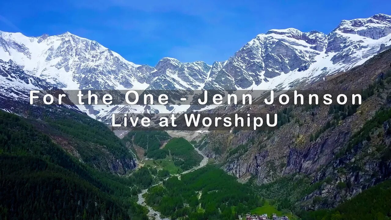 For the One by Jenn Johnson (4K UHD with Lyrics/Subtitles)