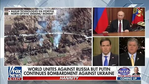 Senator Rubio Joins Hannity to Discuss the Latest on Russia's Invasion of Ukraine