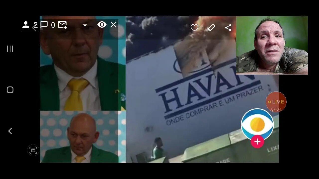 Ao vivo : Luciano Hang que se prepare para 2023. incêndio é o começo?