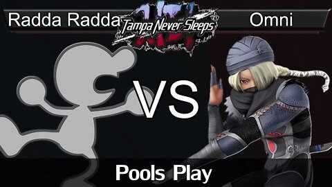 Radda Radda (G&W) vs. Omni (Sheik) - Pools Play - TNS 6