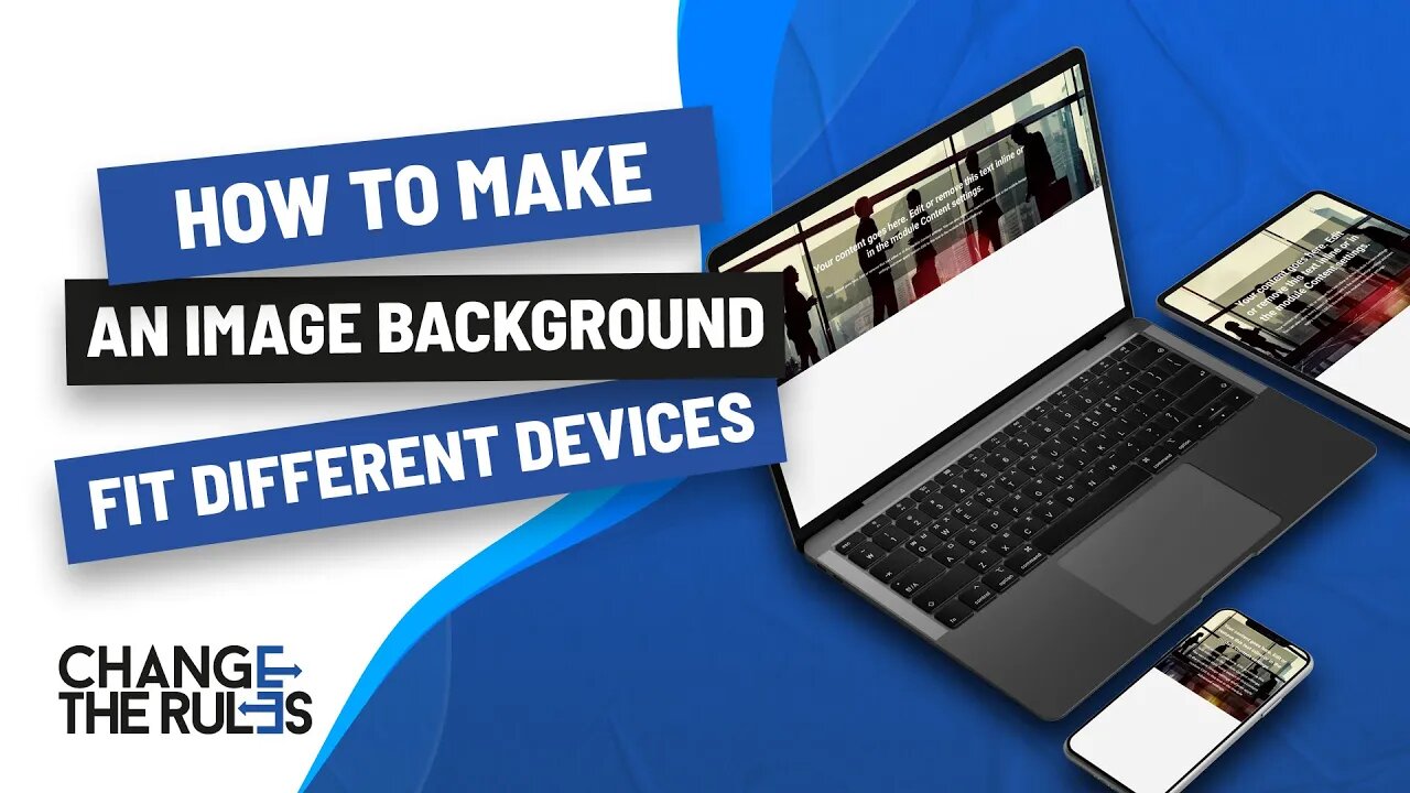 How To Make An Image Background Fit Different Devices