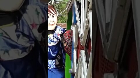 SUPER PULOS NINJAS DO FOFÃO, O MÁSKARA, PATATI E BEN10 DANÇANDO NA CARRETA DA ALEGRIA FURACÃO