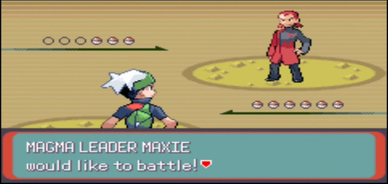 Pokemon Emerald - Team Magma Boss 2nd Battle: Maxie