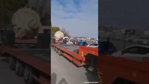 FREEDOM CONVOY entering Paris, France.