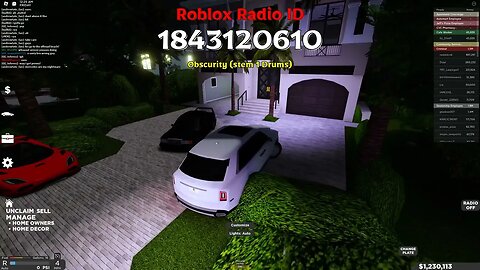 Obscurity Roblox Radio Codes/IDs