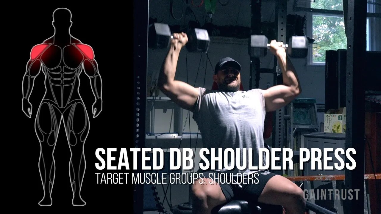 Seated Dumbbell Shoulder Press