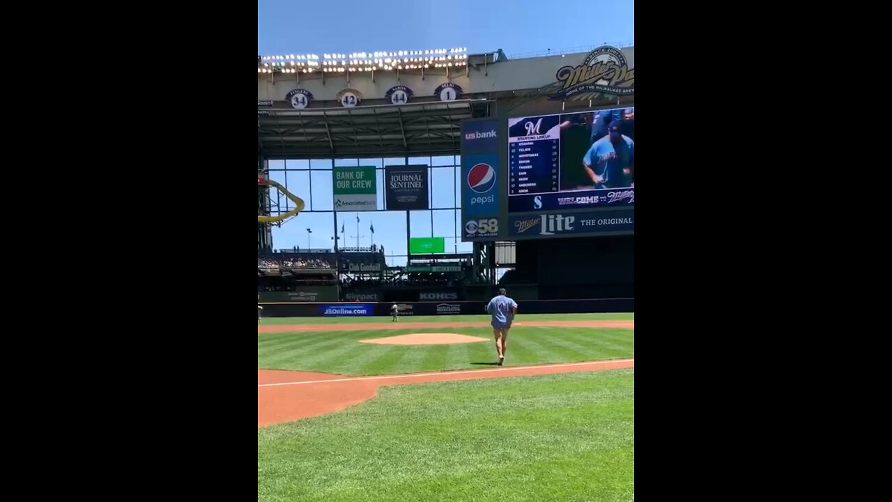 First Pitch Brewers Game