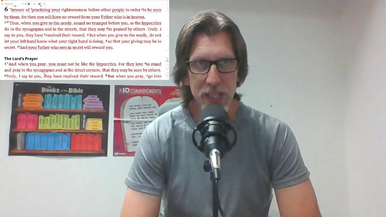 Matthew Commentary Chp 6 part 1