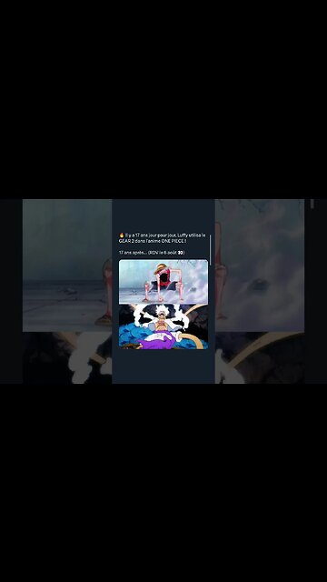 🔥 Il y a 17 ans jour pour jour, Luffy utilisa le GEAR 2 dans l'anime ONE PIECE !17 ans après...