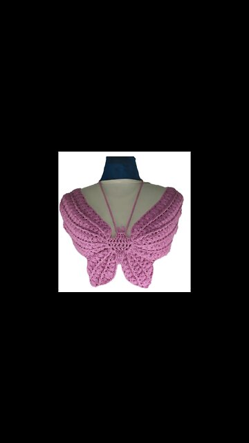 How To Crochet A Butterfly Bra #shorts