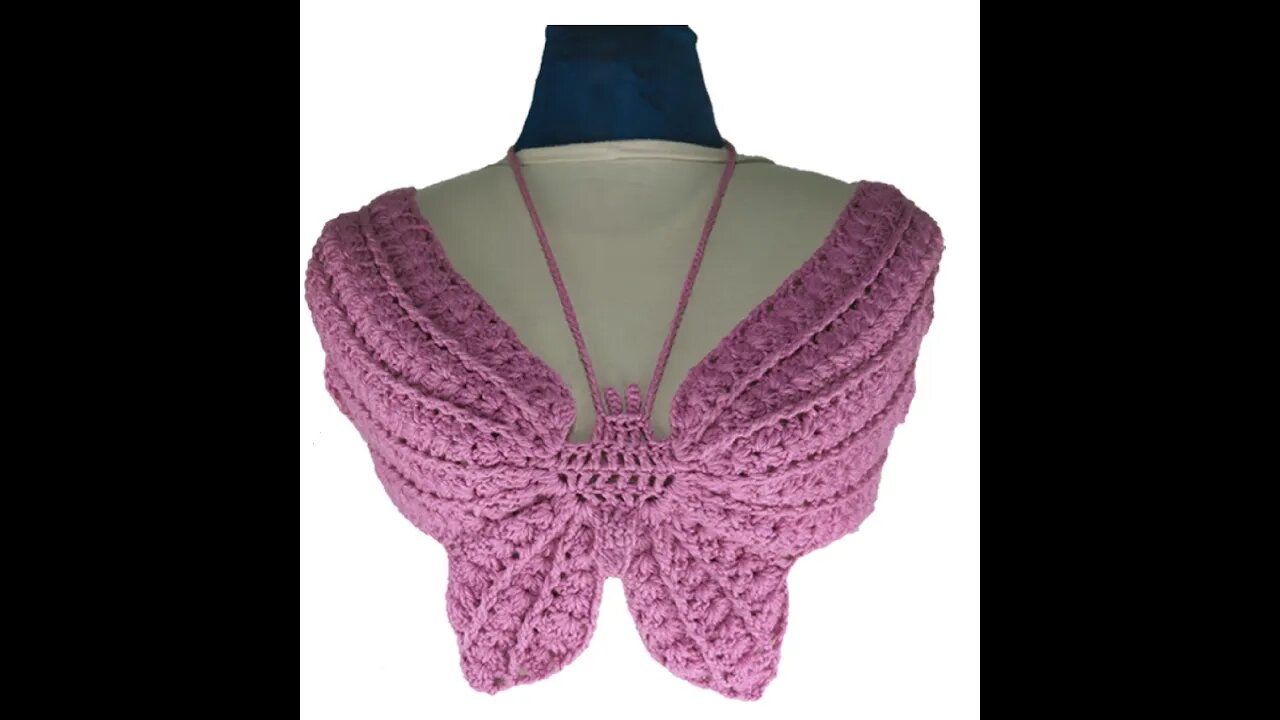 How To Crochet A Butterfly Bra #shorts