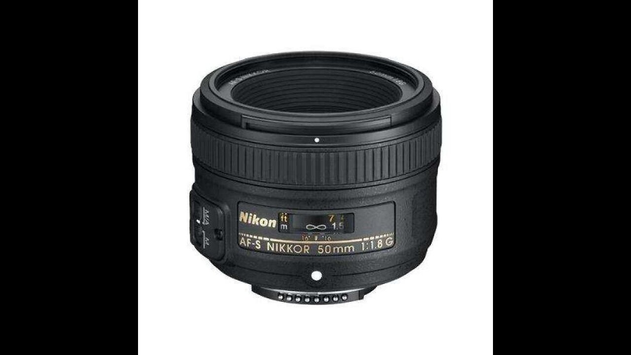 . Nikon AF-S FX NIKKOR 50mm f/1.8G Lens with Auto Focus for Nikon DSLR Cameras